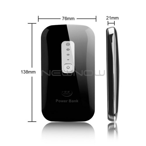 NewNow 1st Gen 10000mAh Dual USB External Battery Charger