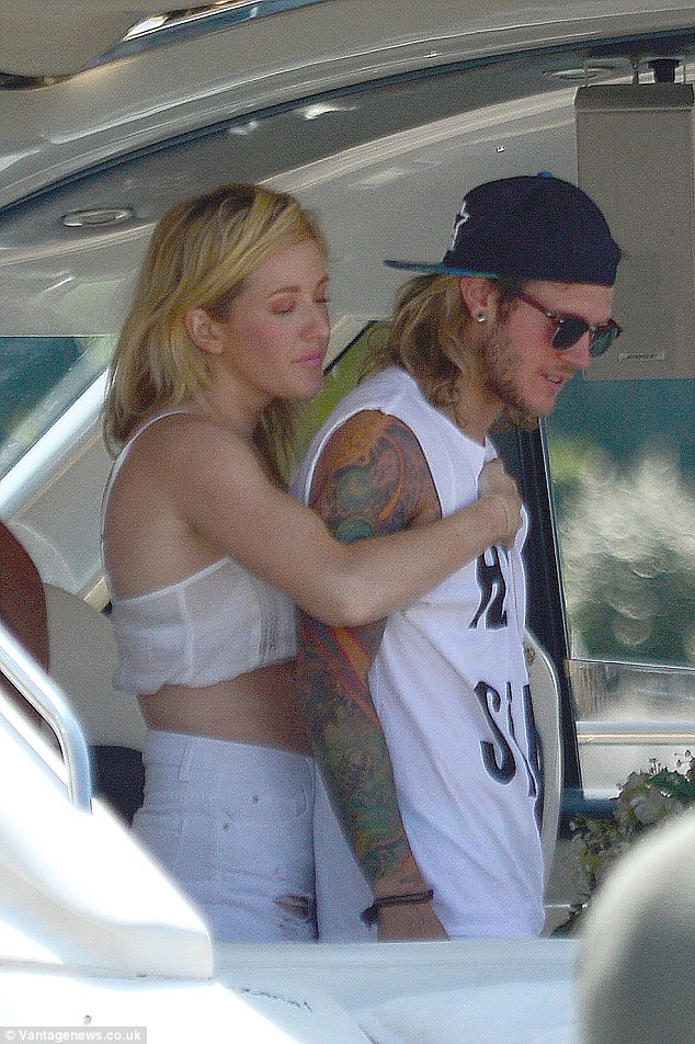 I've Got You: Ellie Goulding and Dougie Poynter have headed to Ibiza for a romantic getaway