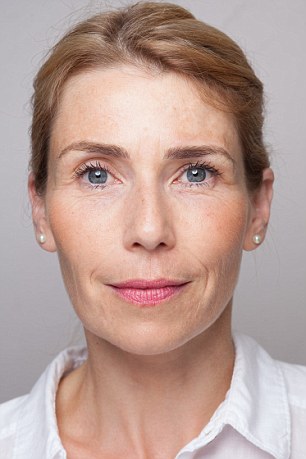 Frances' eyebrows after undergoing the Browhaus treatment to make them appear more even