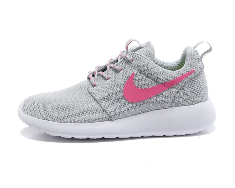 Nike Roshe Run Yeezy Femme Gris Rose Blanc