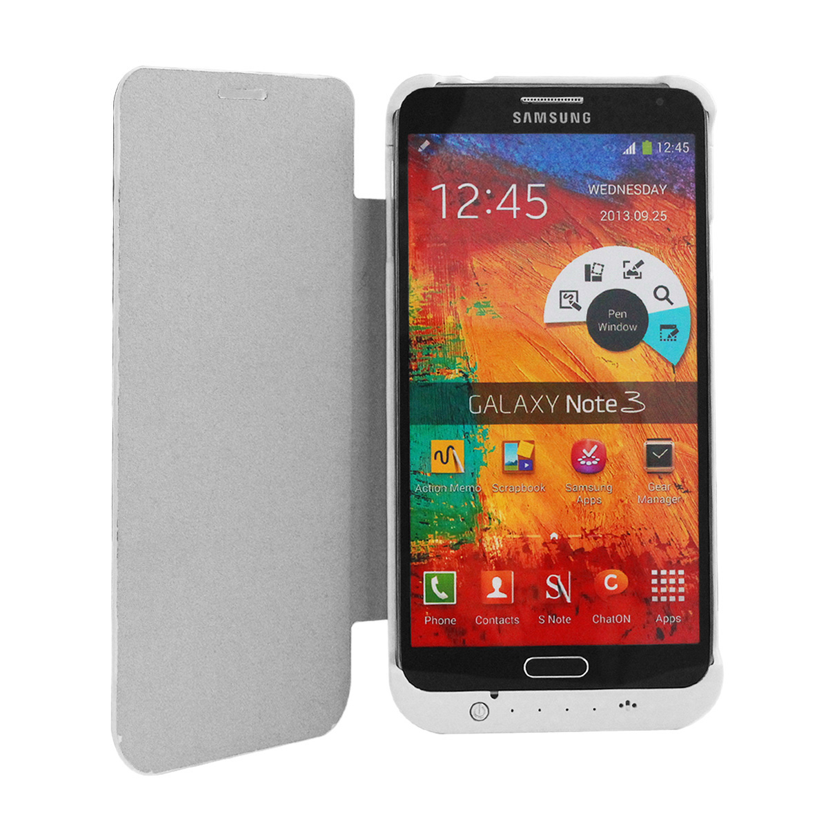 NewNow 3800mAh Extended Battery Case for Samsung Galaxy Note 3 - White