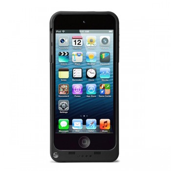 NewNow 2600mAh Extended Battery Case for iPhone 5S, 5 - Black